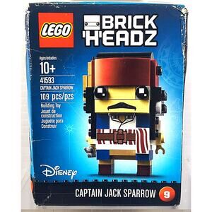 LEGO 41593 BrickHeadz Pirates of the Caribbean CAPTAIN JACK SPARROW, See Pics!